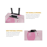 Travel Luggage Cover，Rabbit Girl With Balloon，Washable Elastic Durable , With Concealed Zipper Suitcase Protector Fits For 22-24 Inch -M.
