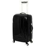 Chariot Belluno 3 Piece Hardside Lightweight Upright Spinner Luggage Set, Black, One Size