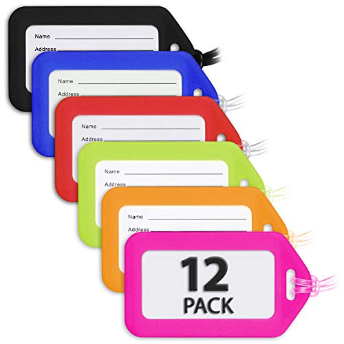 Mifflin-USA Luggage Tags (Classic, 3 PK), Bag Tag for