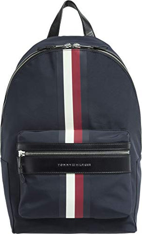 Tommy Hilfiger Elevated Stripe Backpack One Size Tommy Navy