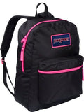 JanSport Women's Overexposed Black/Fluorescent Pink One Size