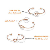 Ibride Bridesmaid Gifts Makeup Bag Set of 6