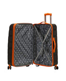Rockland Melbourne 3 Pc Abs Luggage Set, Charcoal