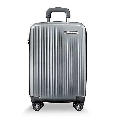 Briggs & Riley Sympatico Domestic Carry-On Expandable Spinner (Silver)