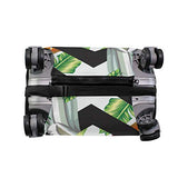 GIOVANIOR Tropical Flamingo Parrot Luggage Cover Suitcase Protector Carry On Covers