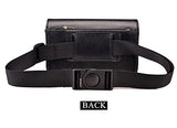 Badiya Fashion Solid Fanny Bag Black Female Adjusted Belt Bag Ladies Casual Waist Pack