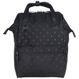 Heritage Travelware Women's Polka Dot Polyester 15" Laptop Backpack, Black One Size