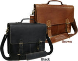 Classical Leather Organizer Breifcase(#2750-02) (Brown)