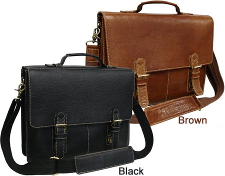 Classical Leather Organizer Breifcase(#2750-02) (Brown)