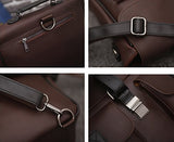 Berchirly Large Capacity Casual Men PU Leather Backpack Messenger Shoulder bags Daypack Handbag