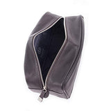 Bugatti Sartoria Top Grain Leather Toiletry Bag, Colombian Leather, Brown