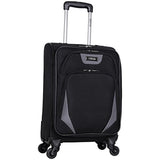 Kenneth Cole Reaction Going Places 20" 600d Polyester Expandable 4-Wheel Spinner Carry-on