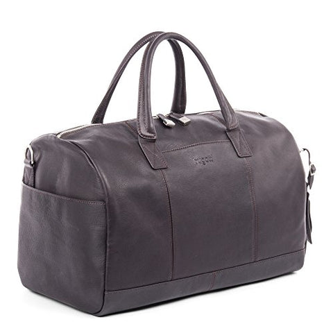 Bugatti Sartoria Top Grain Leather Sport Bag, Top Grain Leather, Brown