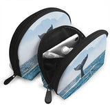 Makeup Bag Whale Tail Handy Shell Cosmetic Bags Case For Women