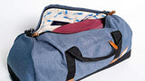 Well Traveled Canvas Duffel Bag - Carry on Bag, Weekender Bag, and Overnight bag for Travel