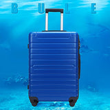 3 Piece Set Luggage Spinner Hardshell Lightweight Durable Suitcase TSA Lock, Women Men Teens Home Outdoor School Travel Carry on Luggage Sets, 20/24/28 inch Deep Blue