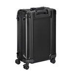 Zero Halliburton Geo Aluminum 3.0-24" 4-Wheel Spinner, Black