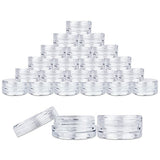 Beauticom 3G/3ML Round Clear Jars with Screw Cap Lids for Pills, Medication, OIntments and Other Beauty and Health Aids - BPA Free (Quantity: 200pcs)