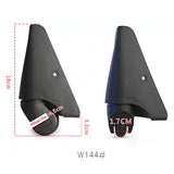 Super Ma Replacement Luggage Wheel Suitcase Repair Spinner Wheels Luggage Accessories (W144-Pair Of