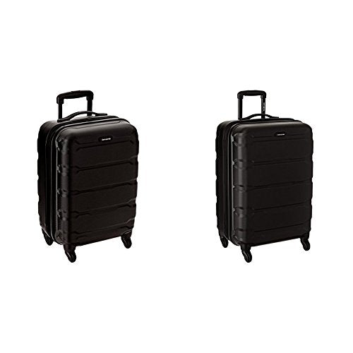 Samsonite Omni PC Hardside Spinner Set (20"/24"), Black