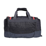 adidas Unisex Defender III Small Duffel Bag, Jersey Black/ Onix/ Signal Pink, Small