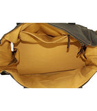 DamnDog Canvas & Leather Carry On 19" Over Gear Box Duffle Bag (Rebel Grey)