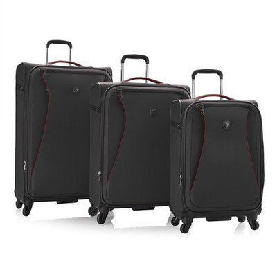 Helix 3 Piece Luggage Set Color: Charcoal