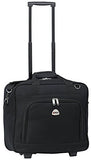 Hipack 16" Rolling Trolley Shoulder Carryon Bag (Black)