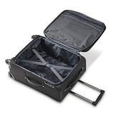 Hartmann Luxe 20" Carry On Exp Spinner Luggage Black Jacquard