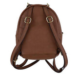 Tommy Hilfiger Pebbled Mini Backpack (Brown)