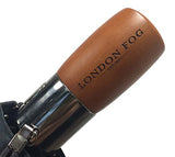 London Fog Windguard Oversize Auto Open-Close Umbrella, Black, One Size