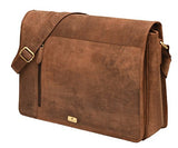 Dh Valley Genuine Buffalo Leather Messenger Bag In Vintage Style Shoulder Travel Bag Laptop Bag