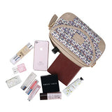 ECOSUSI Women’s Waist Bag Fanny Packs Shoulder Bags with Two Adjustable Shoulder Straps, Apricot