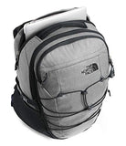 The North Face Borealis Laptop Backpack - Bookbag for Work, School, or Travel, Zinc Grey Dark Heather/TNF Black, One Size