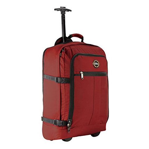 Cabin Max Lyon Carry On Bag with Wheels - 22x14x9 Very Lightweight at Just 3.7lbs 44L - Carry On