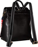 Tommy Hilfiger Women's Gianna Smooth PVC Backpack Black One Size