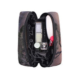 HU MOVR Makeup Organizer Nature Landscape Starry Night Womens Zip Toiletry Bag Large Case