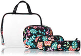 Vera Bradley Iconic 4 Pc. Cosmetic Set,  Vines Floral, One Size