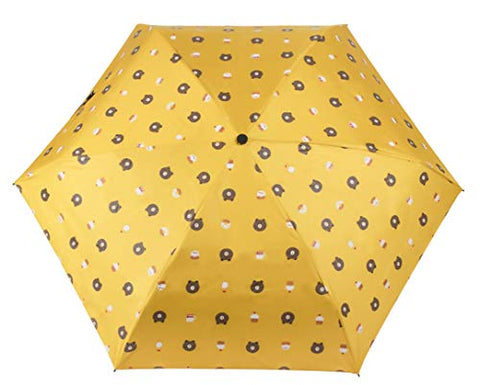 Mini Umbrella - Sun and Rain Travel Umbrella, Light Compact Design, 95% UV Protection, Cute Cartoon