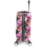 Bebe Women'S Luggage Marie 29" Hardside Check In Spinner, Black Floral Print