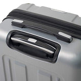 Mia Toro Italy Accera Hardside Spinner Luggage 3 Piece Set, Graphite
