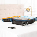 Amazon Basics Rolling Travel Duffel Bag Luggage with Wheels, Small, Green