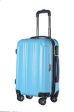 3-Piece Hardside Spinner Expandable Suitcase Set #951 (Sky Blue)