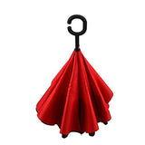 DIDIDD Reverse rain and rain umbrella double creative male and female long handle umbrella