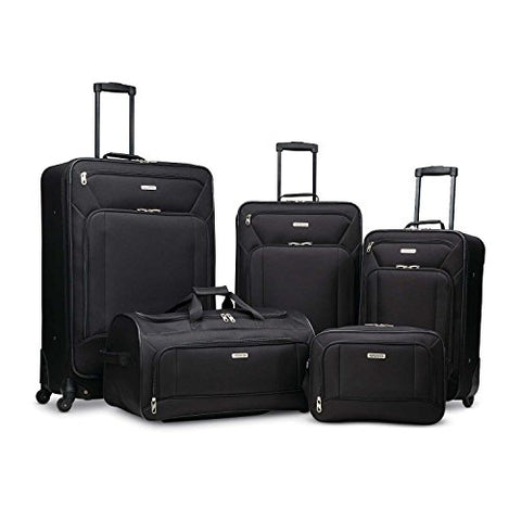American Tourister Unisex-Adult 5-Piece Set, Black
