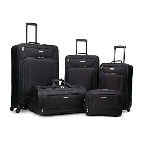 American Tourister Unisex-Adult 5-Piece Set, Black