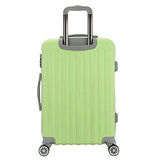 The Green Brio Thick Rib 3-Piece Hardside Spinner Luggage Set