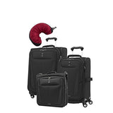 Travelpro Maxlite 5 | 4-Pc Set | Bifold Hanging Garment, 21" Carry-On & 25" Exp. Spinners With
