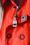 Dynotag Web/Gps Enabled Qr Code Smart Micro Zipper Tags: 9 (3X3Strip)+Snaphooks