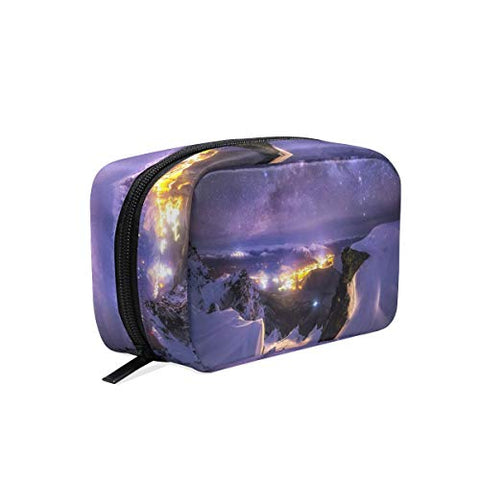 Cosmetic Bag Nature Milky Way Girls Makeup Organizer Box Lazy Toiletry Case